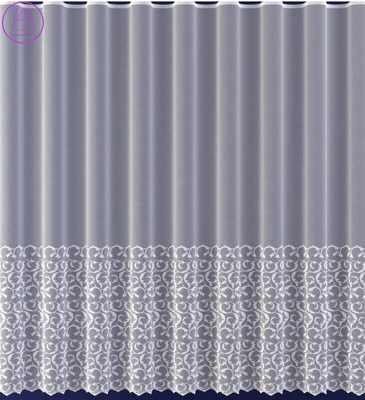 Metrážové záclony žakárové se vzorem W-Dellas 618308 ( více rozměrů )