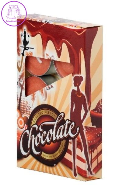 Vonné čajové svíčky 6ks - Chocolate ( 22600 )