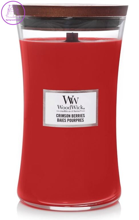 Svíčka WoodWick velká - Crimson Berries ( 3172 )