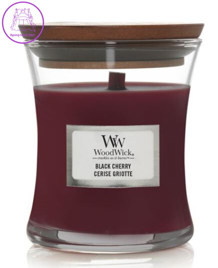 Svíčka WoodWick malá - Black Cherry ( 31762 )
