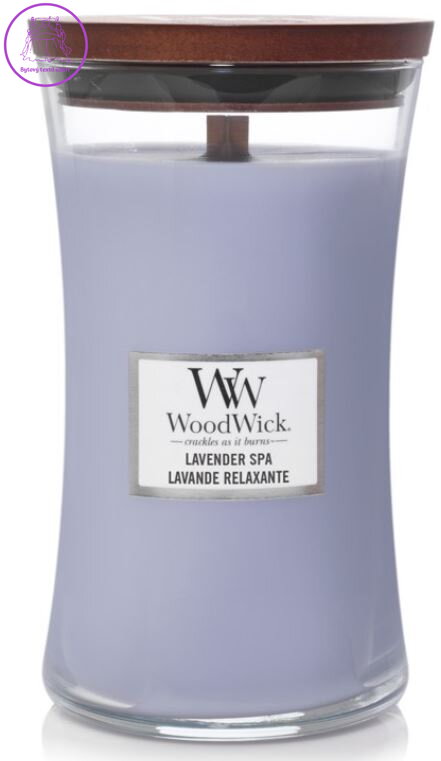 Svíčka WoodWick velká - Lavender Spa ( 31858 )