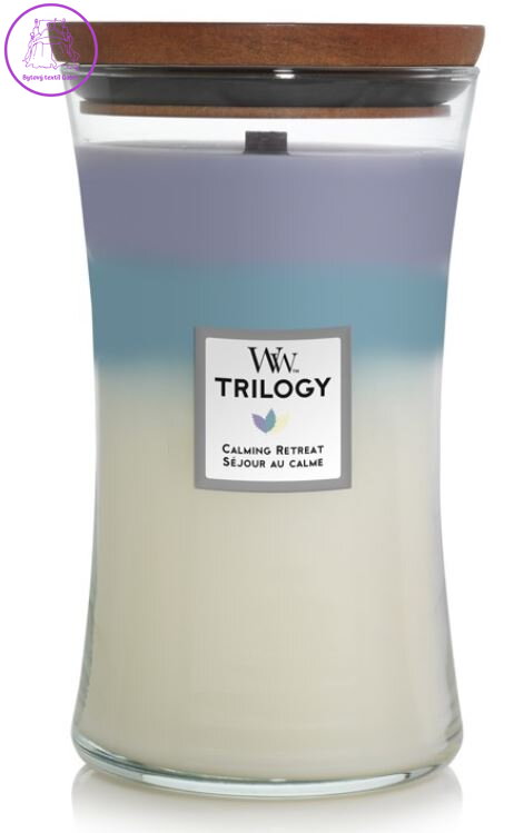 Svíčka WoodWick velká - Trilogy Calming Retreat ( 32034 )