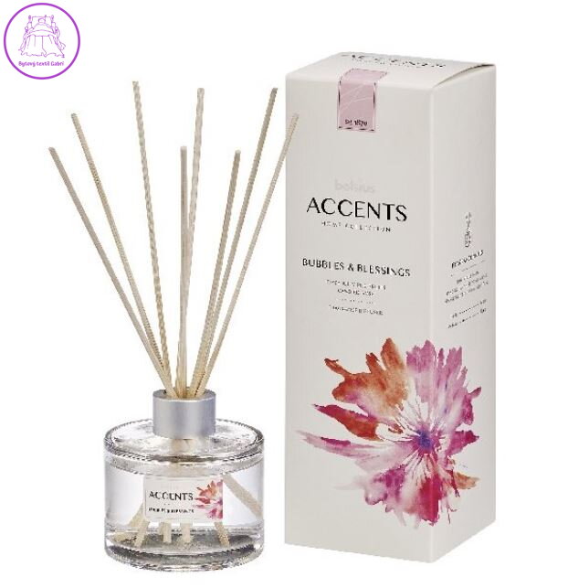 Bolsius ACCENTS Diffuser Bubbles & Blessings 100ml + vonná stébla ( 32585 )