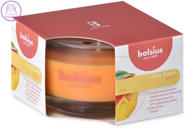 Bolsius Aromatic 2.0 Vonná svíčka ve skle 80x50mm - Mango ( 38457 )