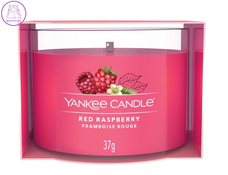 Yankee Candle plněná votivní svíčka ve skle - RED RASPBERRY ( 38581 )