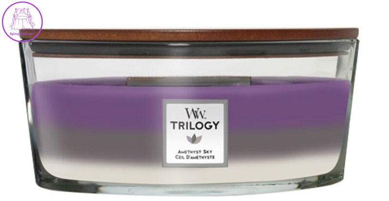Svíčka WoodWick loď - Trilogy Amethyst Sky ( 39140 )