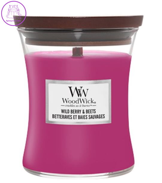 Svíčka WoodWick střední - Wild Berry & Beets ( 39126 )