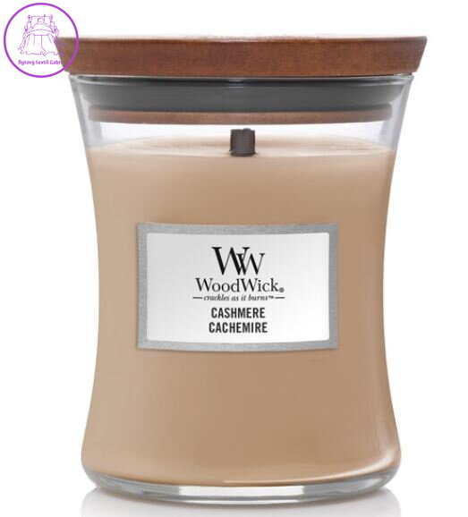 Svíčka WoodWick střední - Cashmere ( 39961 )