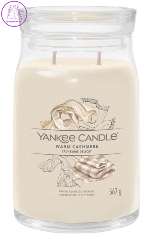 Svíčka Yankee Candle signature velký - Warm Cashmere ( 40369 )