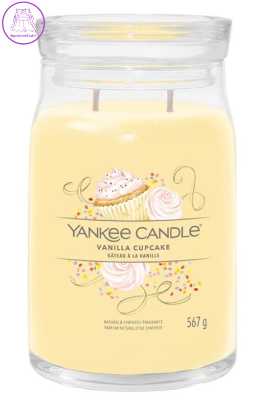 Svíčka Yankee Candle signature velký - Vannila Cupcake ( 40370 )