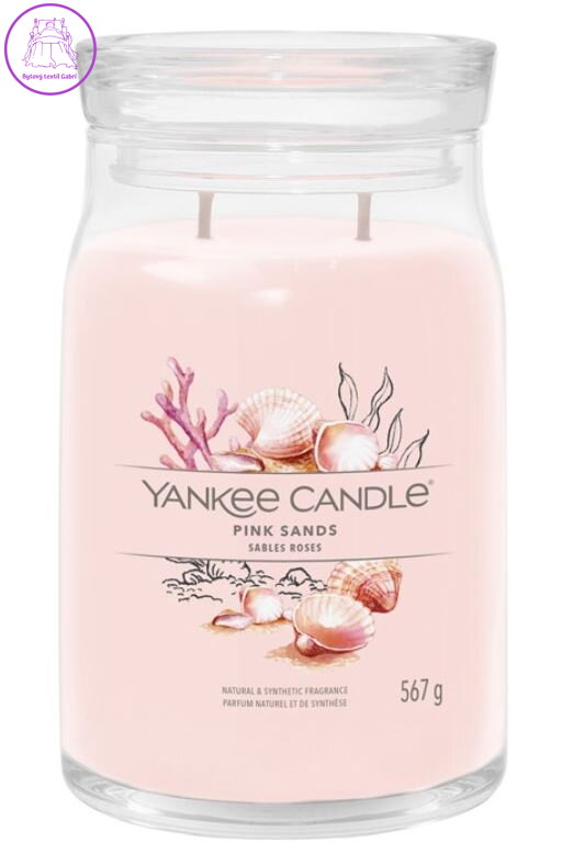Svíčka Yankee Candle signature velký - Pink Sands ( 40371 )