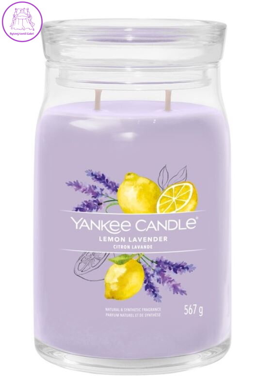 Svíčka Yankee Candle signature velký - Lemon Lavender ( 40372 )
