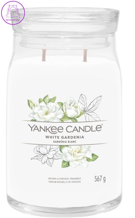 Svíčka Yankee Candle signature velký - White Gardenia ( 40481 )