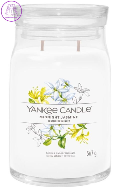 Svíčka Yankee Candle signature velký - Midnight Jasmine ( 40487 )