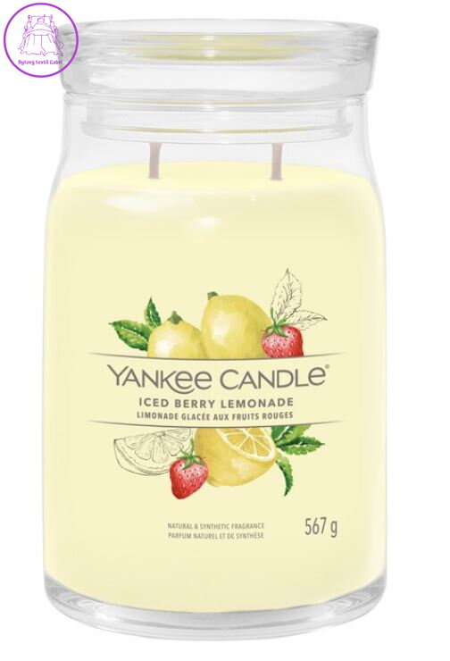 Svíčka Yankee Candle signature velký - Ice Berry Lemonade ( 40509 )