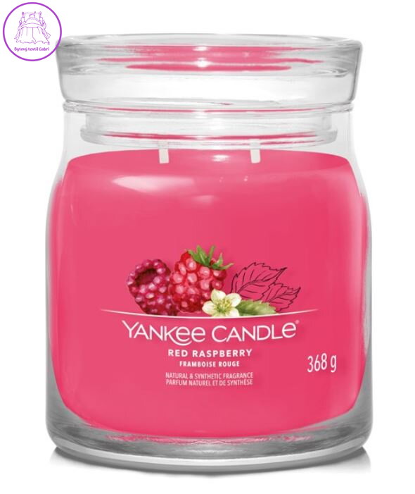 Svíčka Yankee Candle signature střední - RED RASPBERRY ( 40513 )