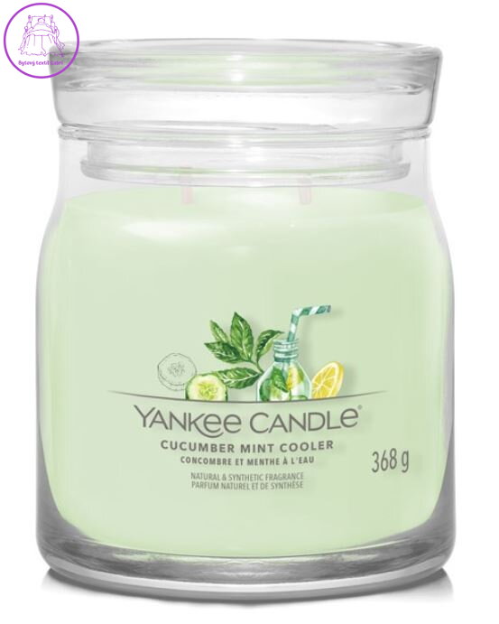 Svíčka Yankee Candle signature střední - CUCUMBER MINT COOLER ( 40680 )