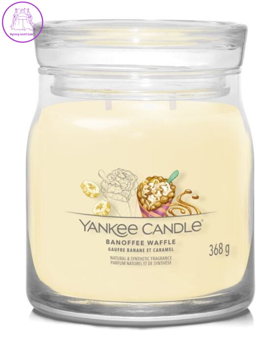 Svíčka Yankee Candle signature střední - BANOFFEE WAFFLE ( 40696 ) Svíčka Yankee Candle signature střední - BANOFFEE WAFFLE ( 40696 )