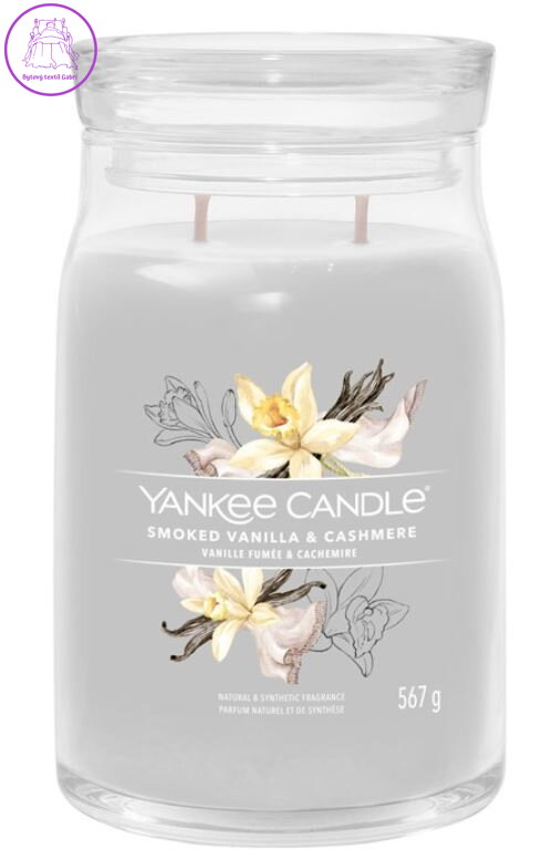 Svíčka Yankee Candle signature velký - Smoked vanilla & Cashmere ( 40739 )