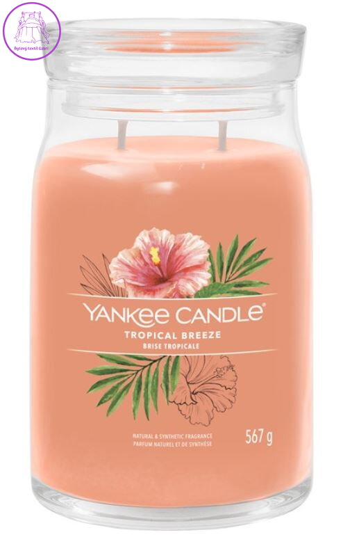 Svíčka Yankee Candle signature velký - Tropical Breeze ( 40740 ) Doprodej