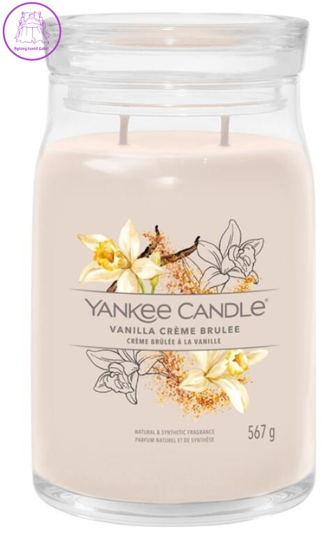 Svíčka Yankee Candle signature velký - Vanilla Creme Brulle ( 40742 )
