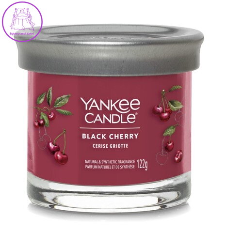 Svíčka Yankee Candle signature tumbler malý - BLACK CHERRY ( 40746 ) 