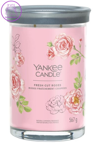 Svíčka Yankee Candle signature tumbler velký - FRESH CUT ROSES ( 40761 )