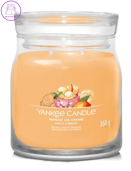 Svíčka Yankee Candle signature střední - MANGO ICE CREAM ( 40788 )
