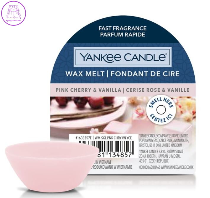 Yankee Candle vonný vosk do aromalampy - PINK CHERRY & VANILLA ( 40845 )
