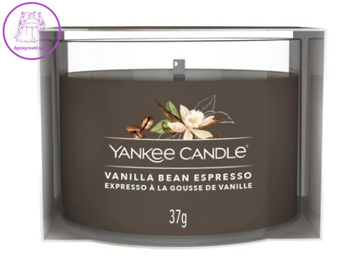 Yankee Candle plněná votivní svíčka ve skle - VANILLA BEAN ESPRESSO ( 40860 )