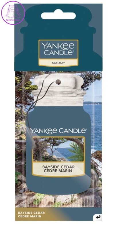 Yankee Candle papírová visačka vůně do auta - BAYSIDE CEDAR ( 40877 )
