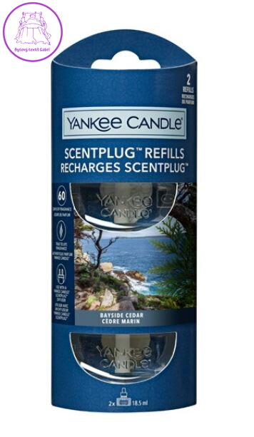 YANKEE CANDLE NÁHRADNÍ NÁPLŇ (2KS) DO ELEKTRICKÉ ZÁSUVKY - BAYSIDE CEDAR ( 40880 )