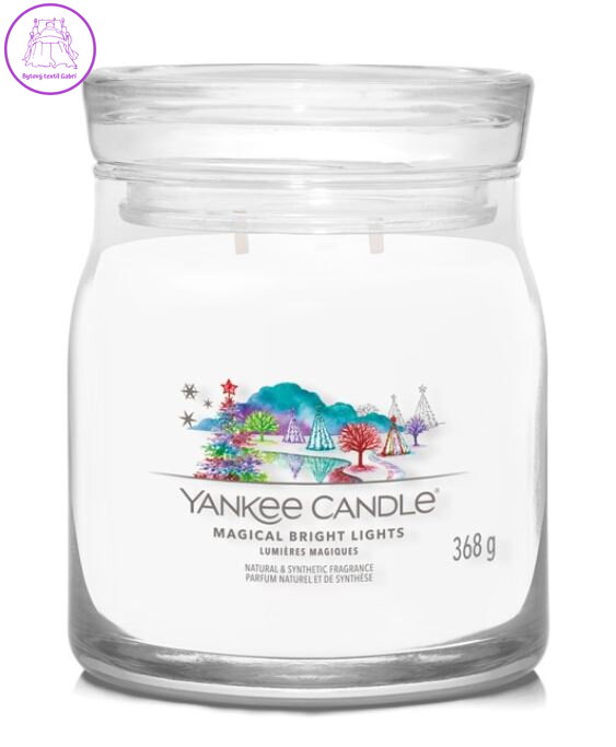 Svíčka Yankee Candle signature střední - MAGICAL BRIGHT LIGHTS ( 41205 )