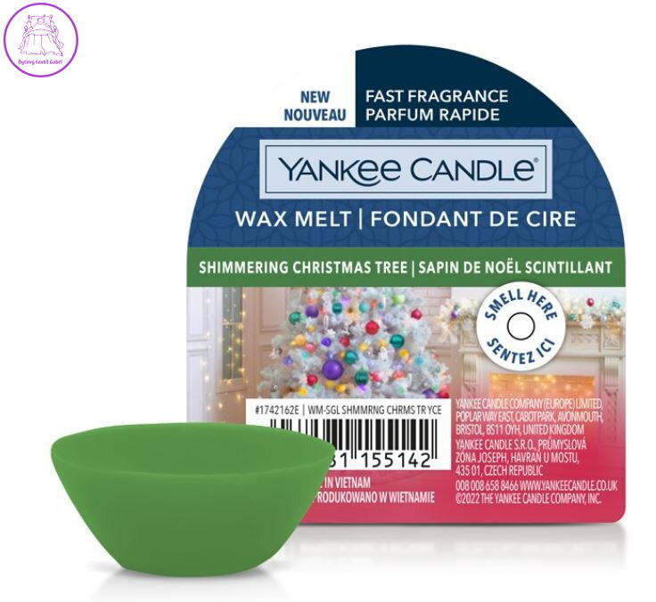 Yankee Candle vonný vosk do aromalampy - SHIMMERING CHRISTMAS TREE ( 41213 )