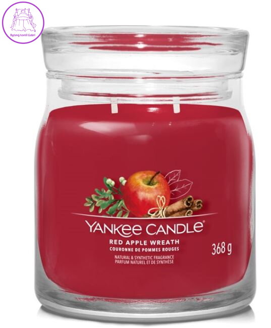 Svíčka Yankee Candle signature střední - RED APPLE WREATH ( 41234 )