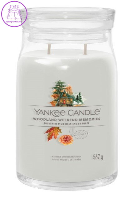 Svíčka Yankee Candle signature velký - Woodland Weekend Memories ( 42173 )