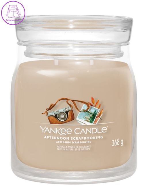 Svíčka Yankee Candle signature střední - AFTERNOON SCRAPBOOKING ( 42184 )