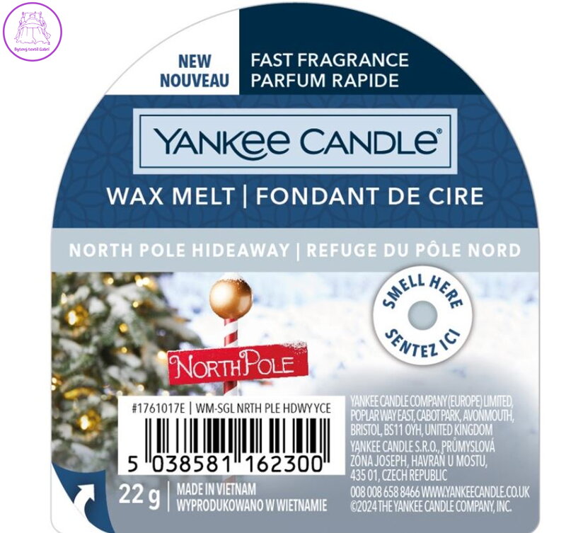 Yankee Candle vonný vosk do aromalampy - NORTH POLE HIDEAWAY ( 42204 )