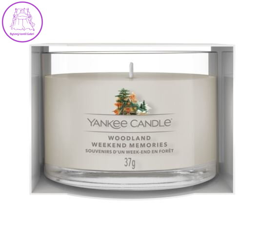 Yankee Candle plněná votivní svíčka ve skle - WOODLAND WEEKEND MEMORIES ( 42175 )