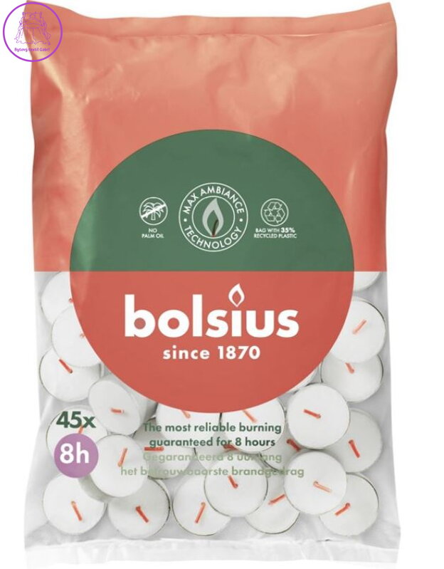 Bolsius Čajové 45ks ~8hod. ( 43337 )