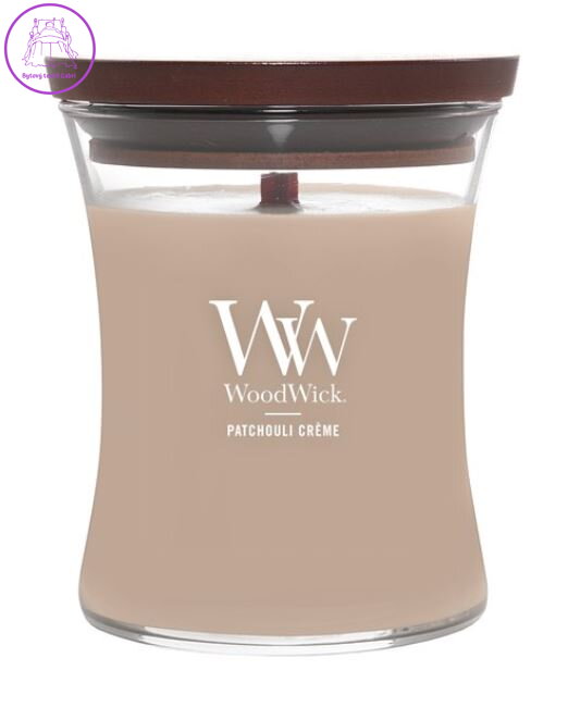 Svíčka WoodWick střední - Patchouli Créme ( 43468 )