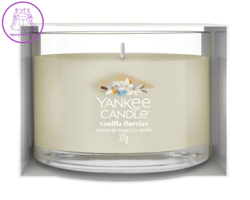 Yankee Candle plněná votivní svíčka ve skle - VANILLA FLURRIES ( 43487 )