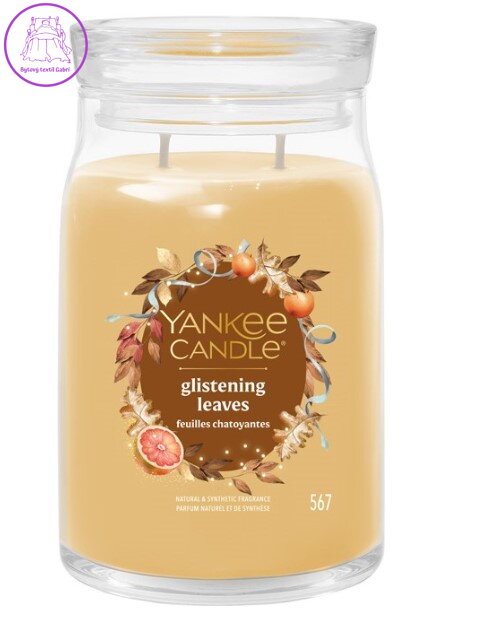 Svíčka Yankee Candle signature velký - Glistening Leaves ( 43489 )