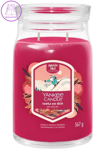 Svíčka Yankee Candle signature velký - Santa On Skis ( 43493 )