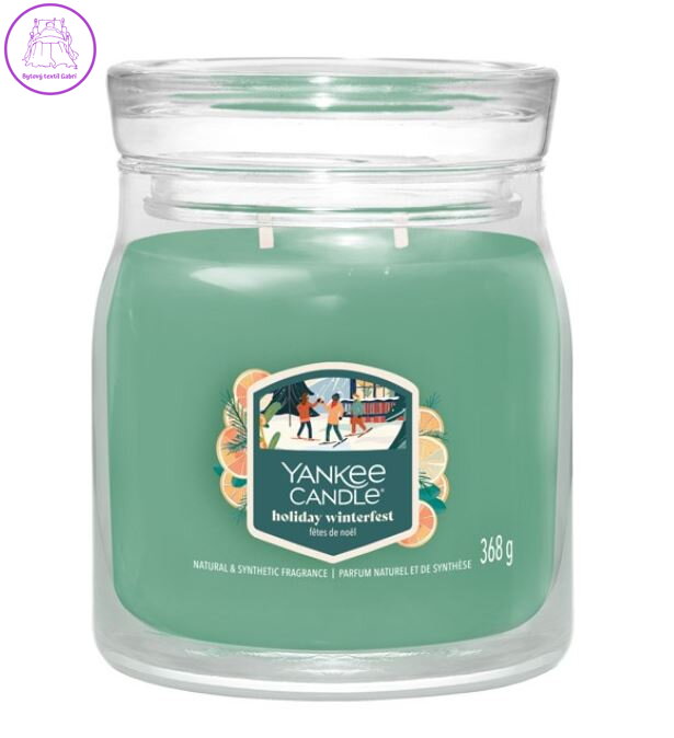 Svíčka Yankee Candle signature střední - HOLIDAY WINTERFEST ( 43500 )
