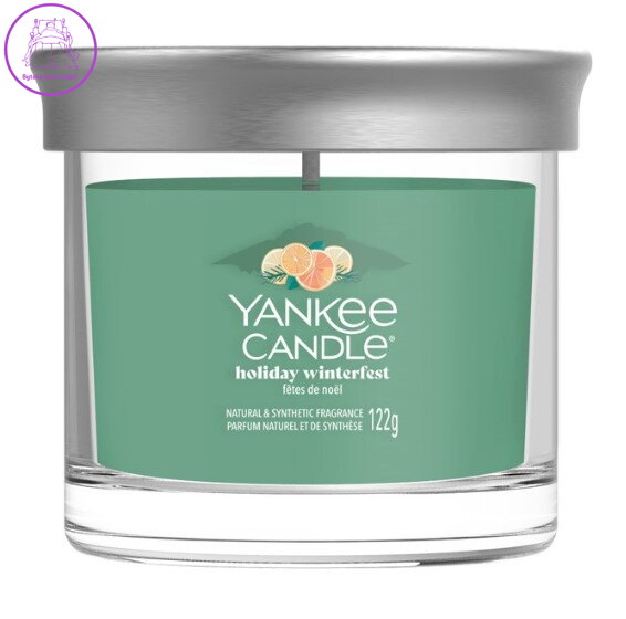 Svíčka Yankee Candle signature tumbler malý - HOLIDAY WINTERFEST ( 43508 )