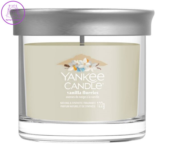 Svíčka Yankee Candle signature tumbler malý - VANILLA FLURRIES ( 43513 )