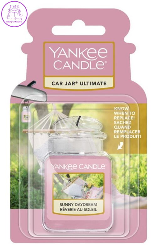 YANKEE CANDLE LUXUSNÍ VISAČKA GELOVÁ - SUNNY DAYDREAM VŮNĚ DO AUTA