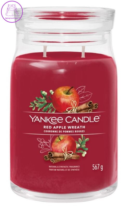 YANKEE CANDLE SIGNATURE VELKÝ - RED APPLE WREATH 567g
