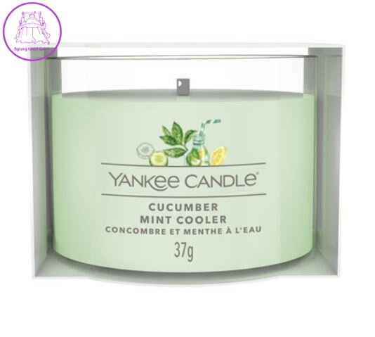 YANKEE CANDLE VOTIVNÍ SVÍČKA PLNĚNÁ VE SKLE - CUCUMBER MINT COOLER